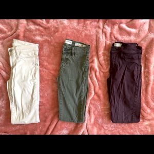 Fall colored PACSUN jeggings